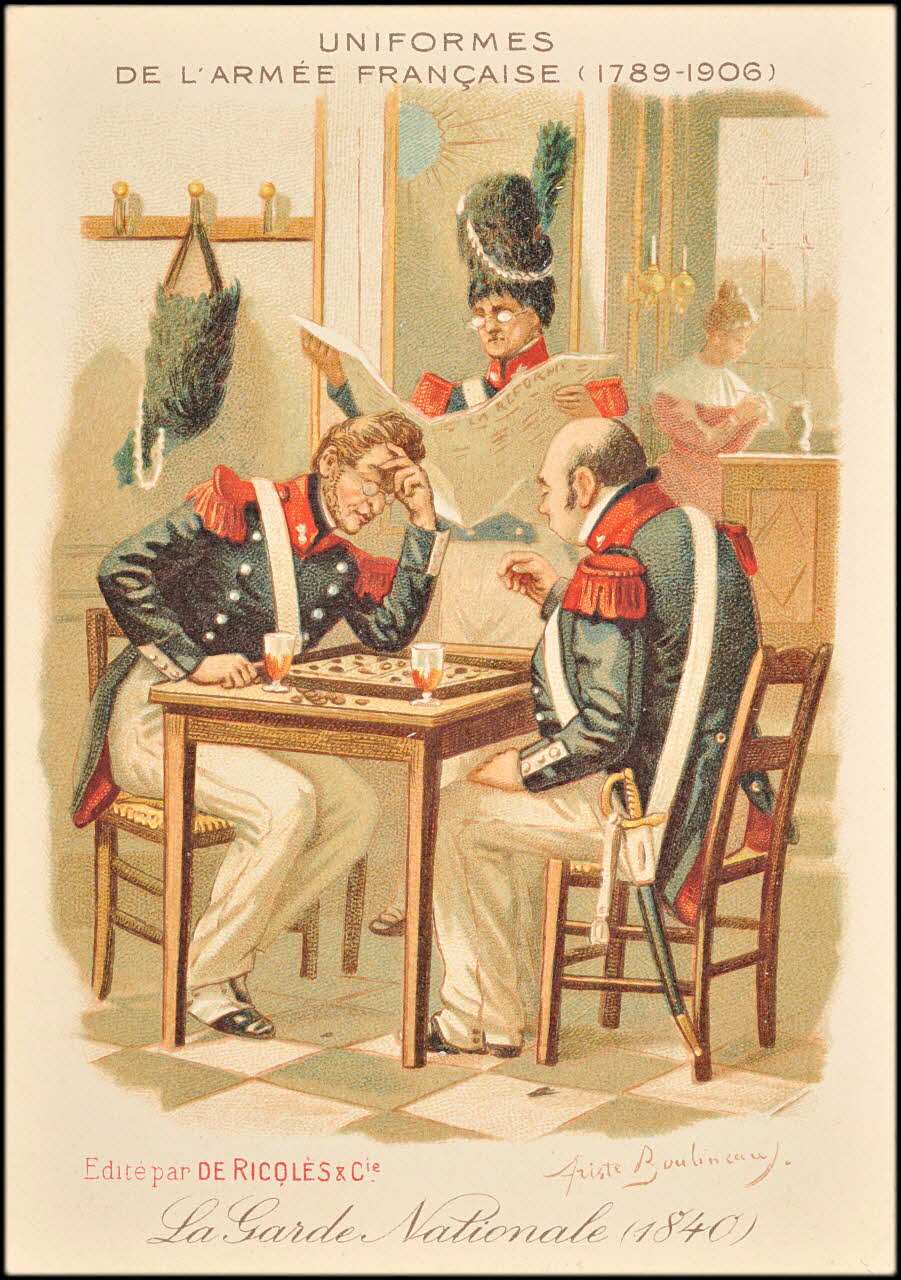 Boulineau Aristide, Baster et Vieillemard carte réclame chromo Paris 1896-1906 1995.1.3129.7 Photo