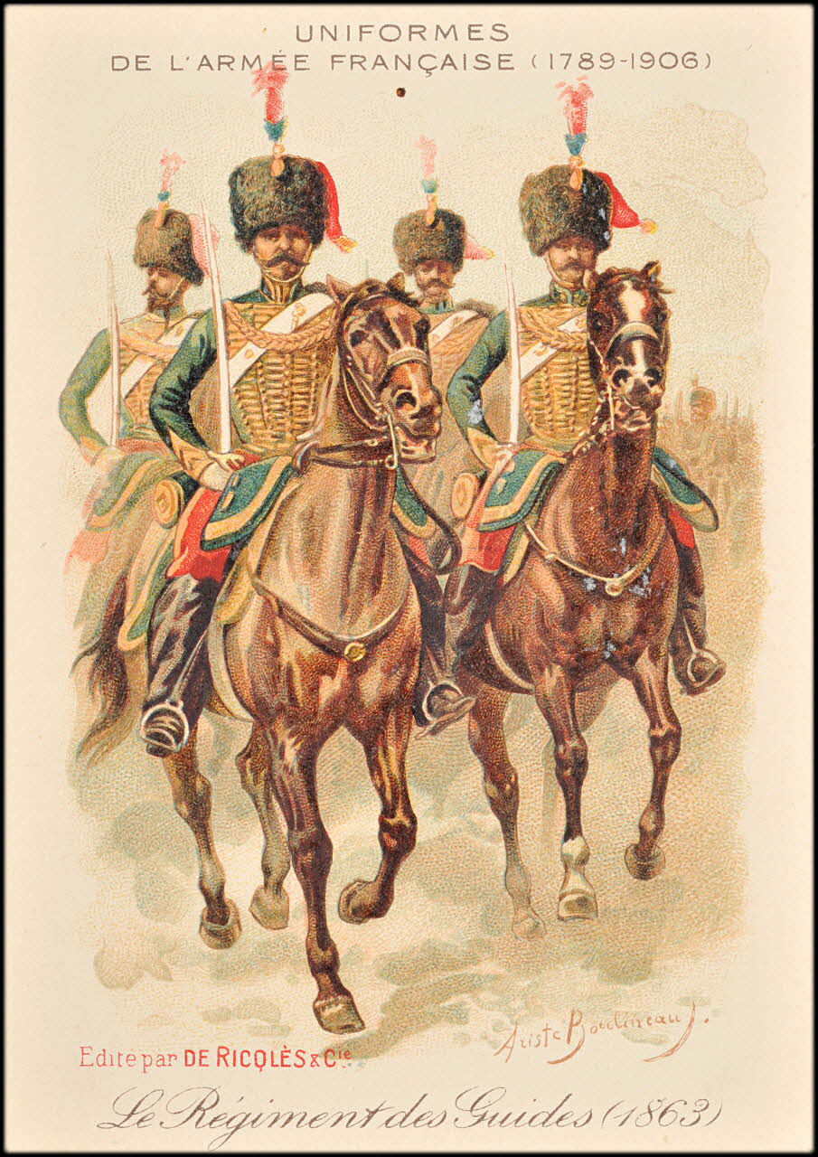 Boulineau Aristide, Baster et Vieillemard carte réclame chromo Paris 1896-1906 1995.1.3129.8 Photo