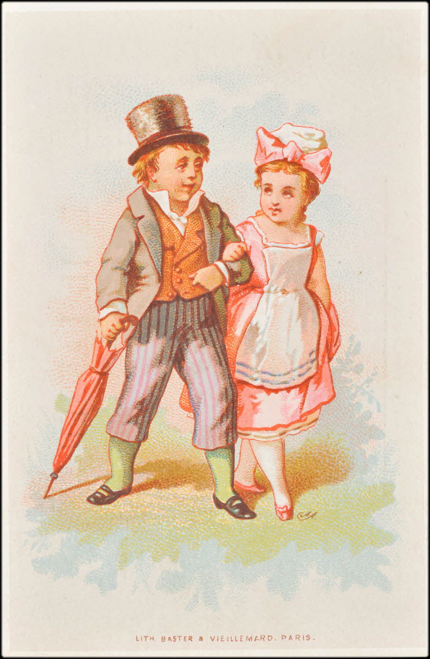 A. A. ; Baster & Vieillemard carte réclame chromo Paris 1878-1914 1995.1.3133.4 Photo