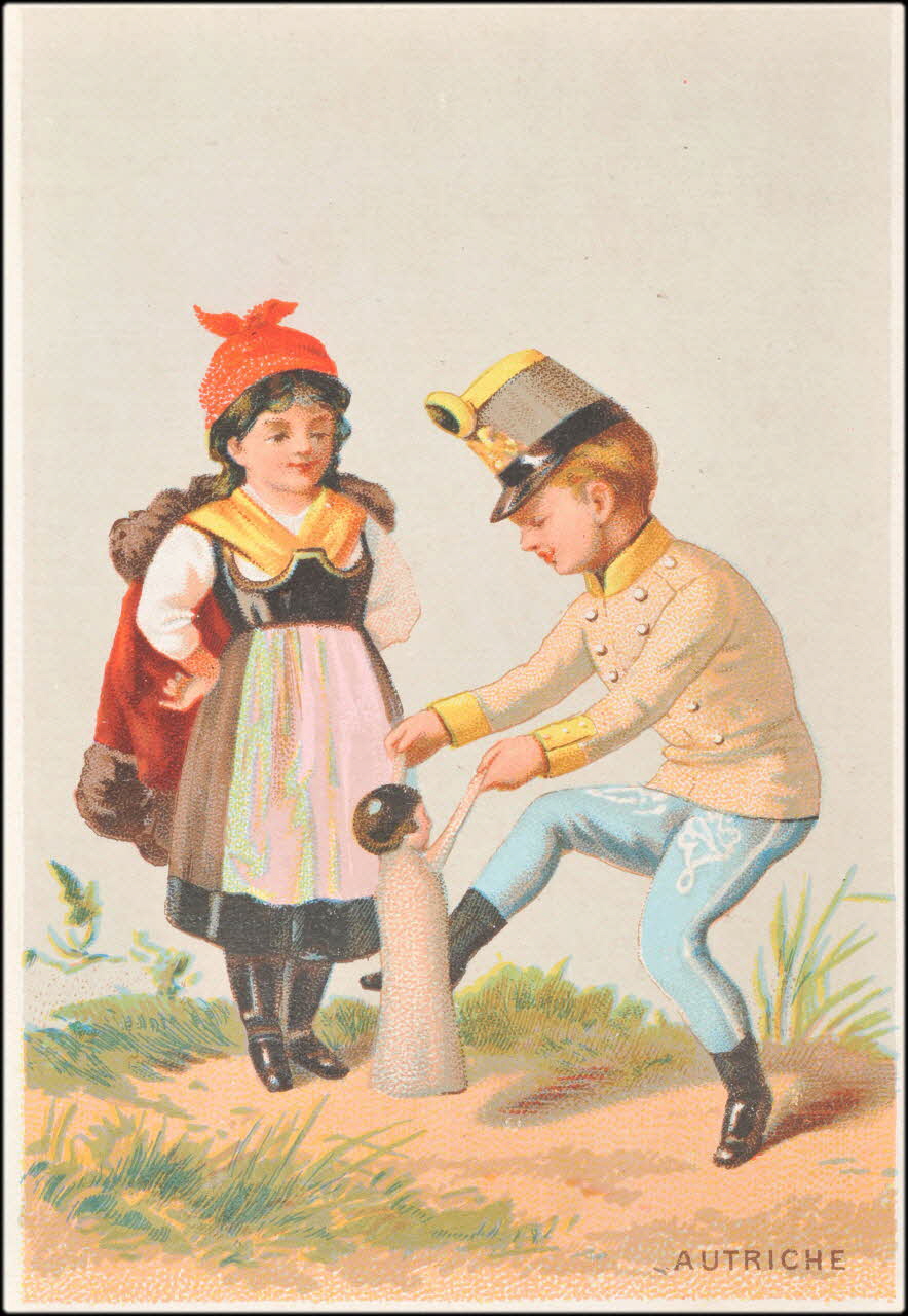 Baster & Vieillemard carte réclame chromo Paris 1878-1914 1995.1.3134.2 Photo