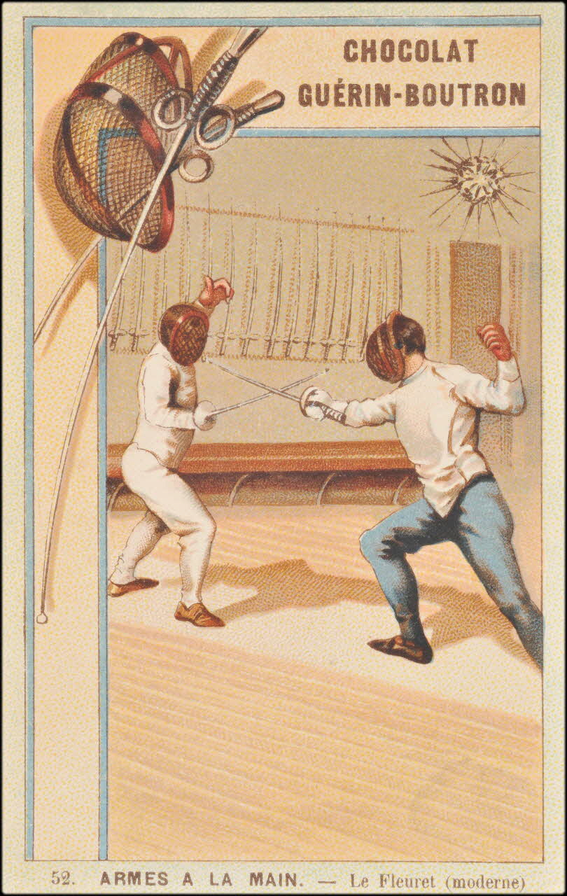 Baster & Vieillemard carte réclame chromo Paris 1896-1906 1995.1.3135.1 Photo