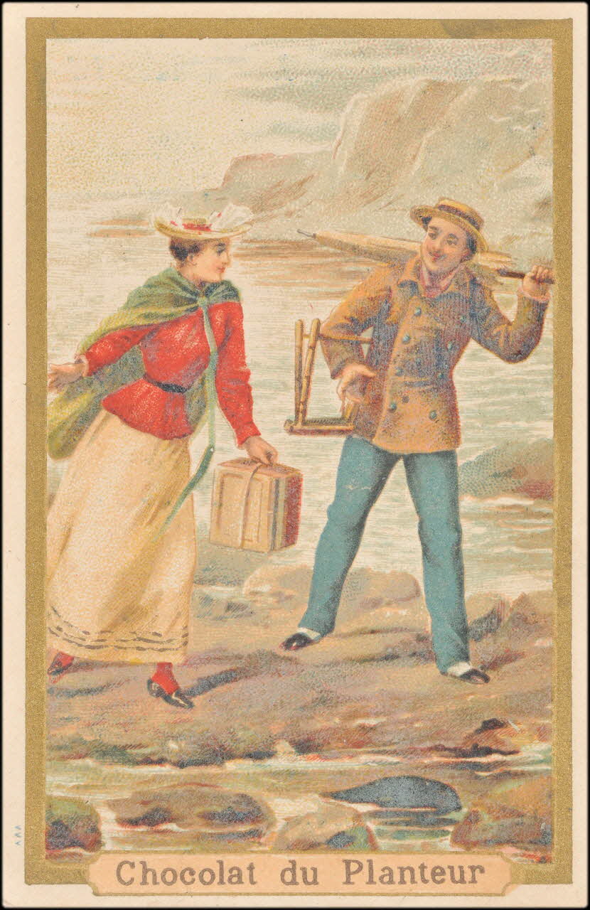 Baster & Vieillemard carte réclame chromo Paris 1878-1914 1995.1.3139.1 Photo