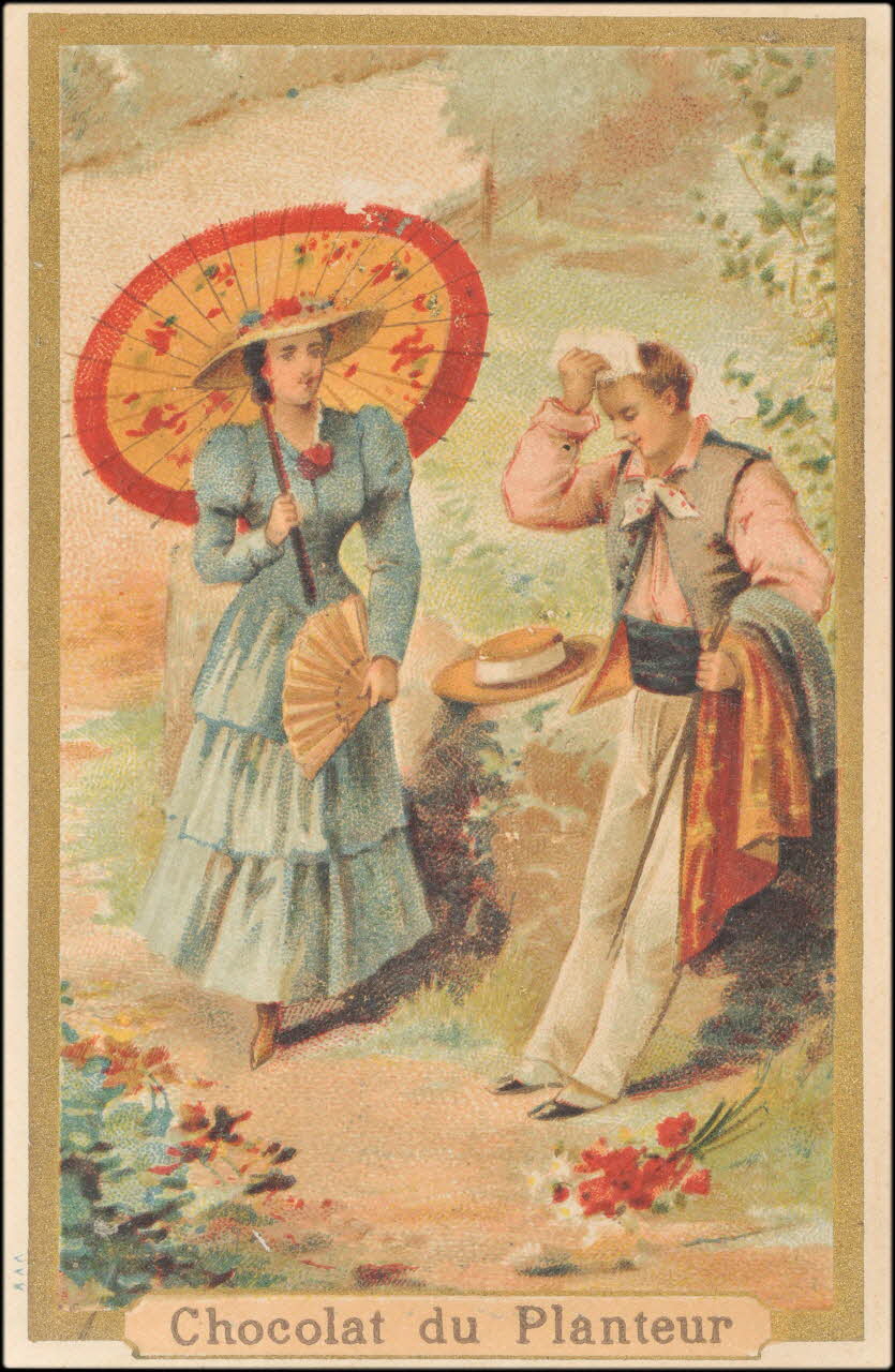 Baster & Vieillemard carte réclame chromo Paris 1878-1914 1995.1.3139.2 Photo