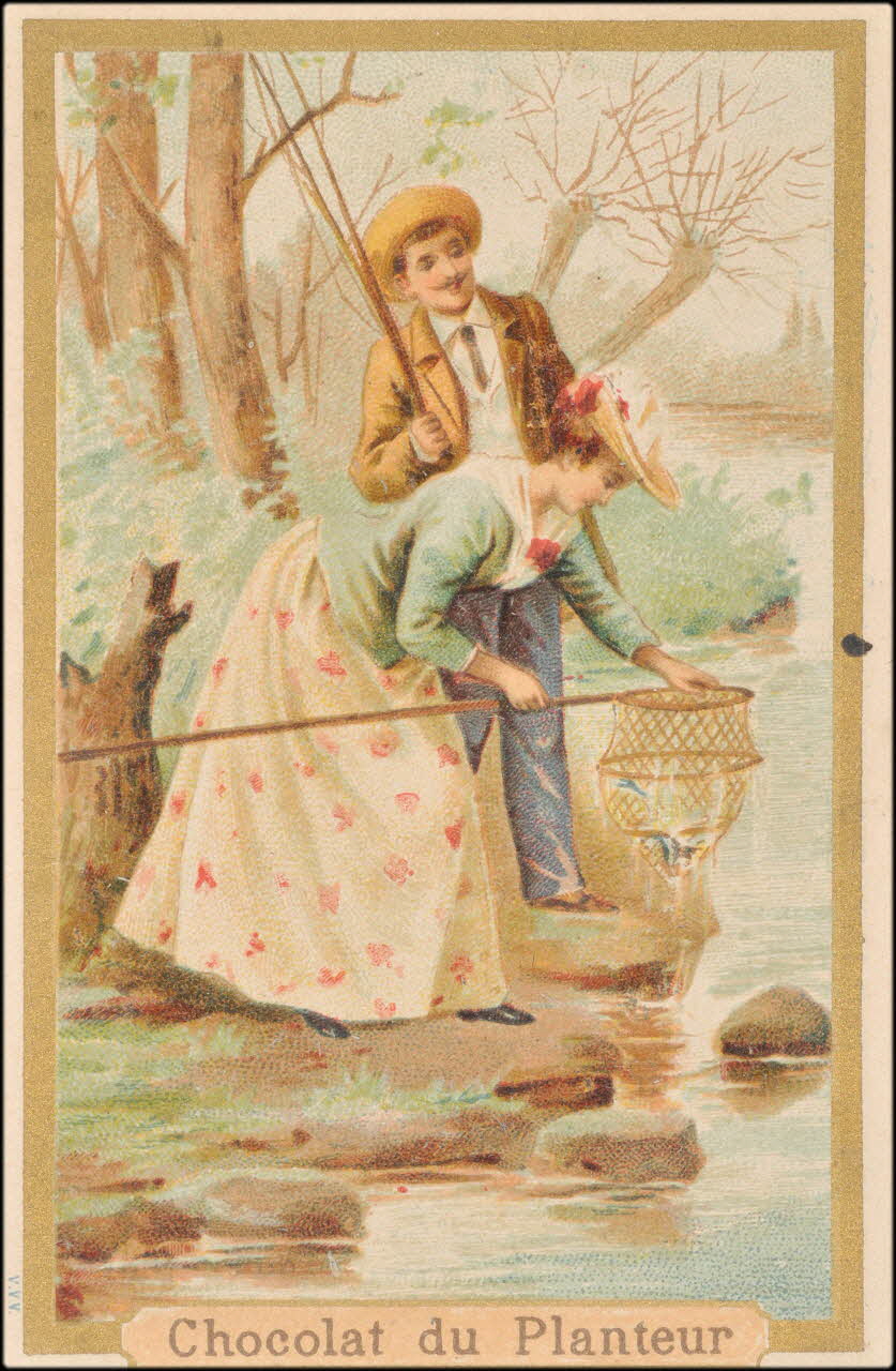 Baster & Vieillemard carte réclame chromo Paris 1878-1914 1995.1.3139.3 Photo