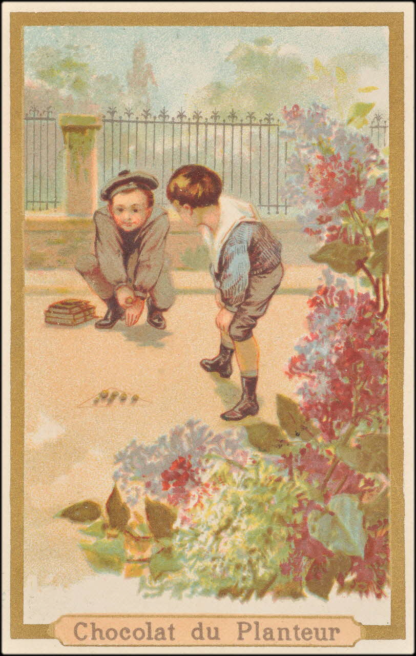 Baster & Vieillemard carte réclame chromo Paris 1878-1914 1995.1.3140.1 Photo