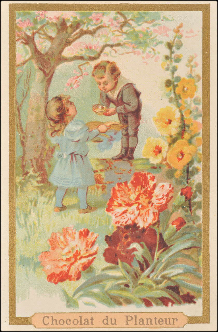 Baster & Vieillemard carte réclame chromo Paris 1878-1914 1995.1.3140.3 Photo