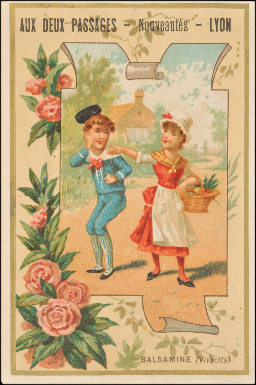 Baster & Vieillemard carte réclame chromo Paris 1878-1914 1995.1.3141.2 Photo