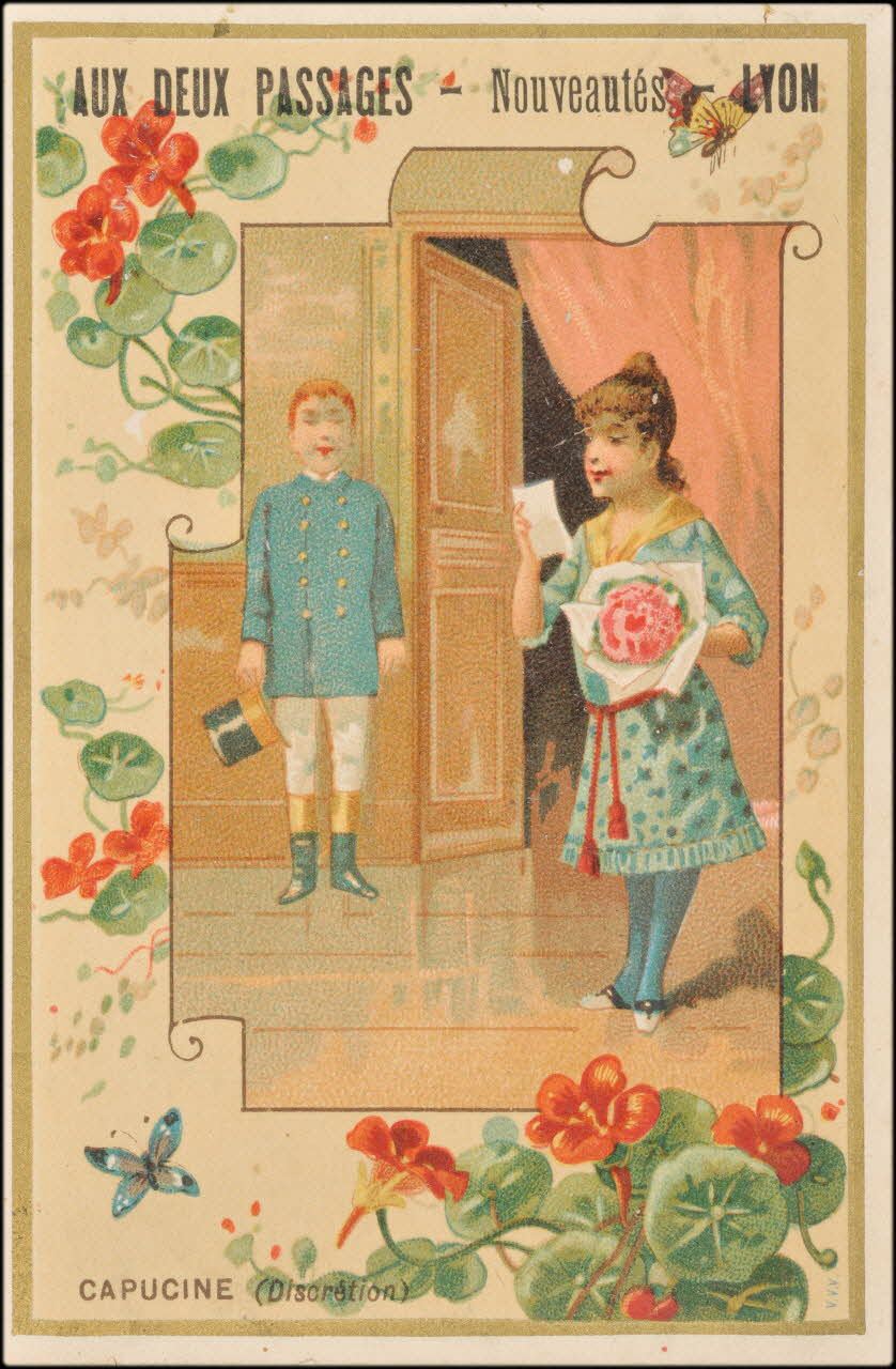 Baster & Vieillemard carte réclame chromo Paris 1878-1914 1995.1.3141.3 Photo