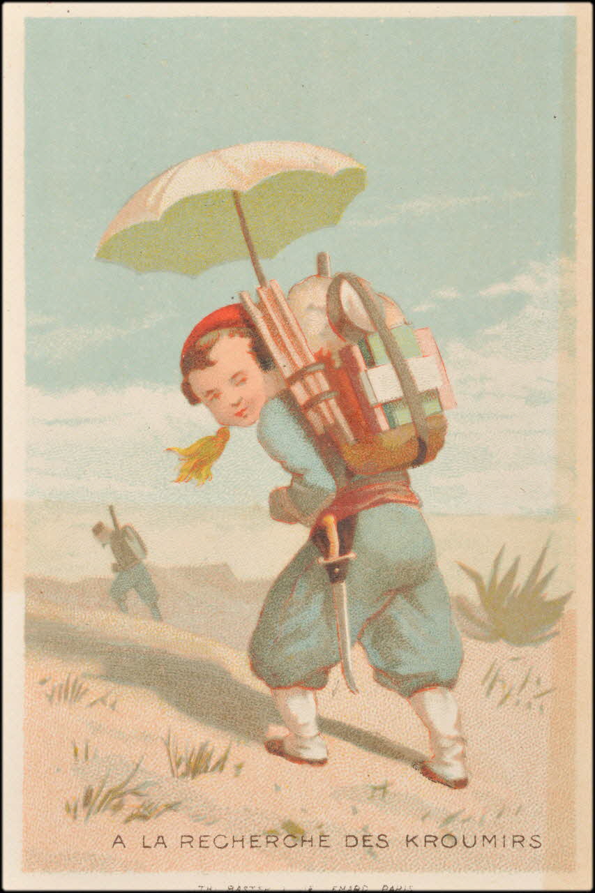 Baster & Vieillemard carte réclame chromo Paris 1878-1914 1995.1.3143.1 Photo