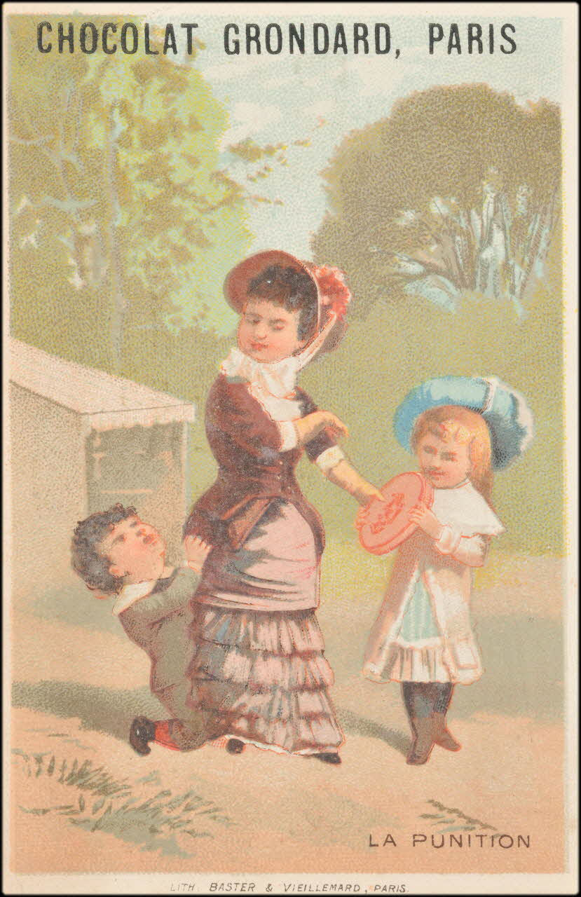 Baster & Vieillemard carte réclame chromo Paris 1886-1889 1995.1.3143.3 Photo