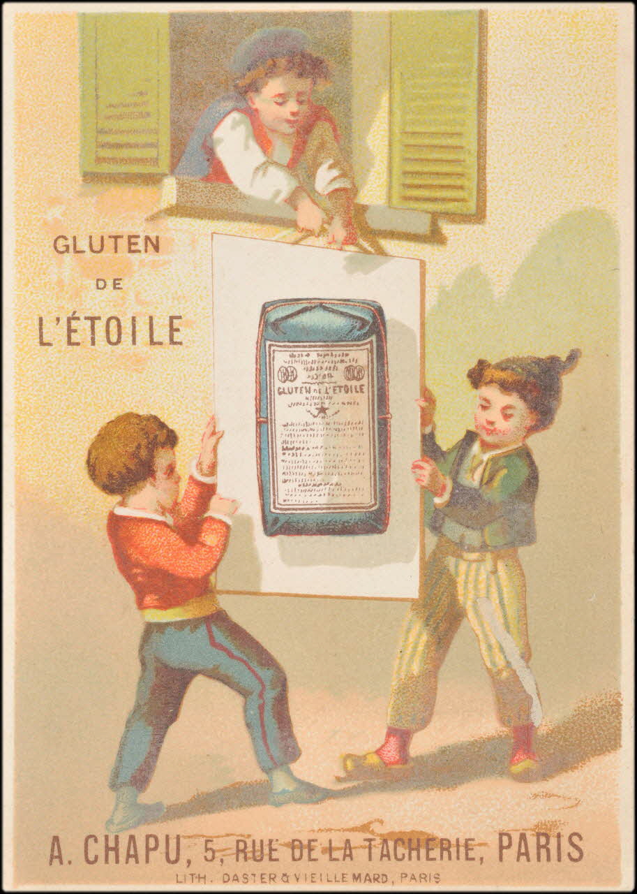 Baster & Vieillemard carte réclame chromo Paris 1878-1914 1995.1.3144.1 Photo