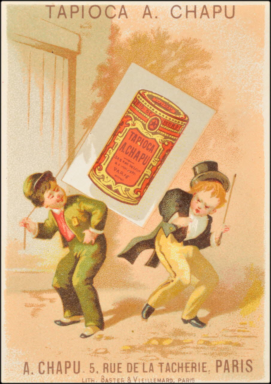 Baster & Vieillemard carte réclame chromo Paris 1878-1914 1995.1.3144.2 Photo