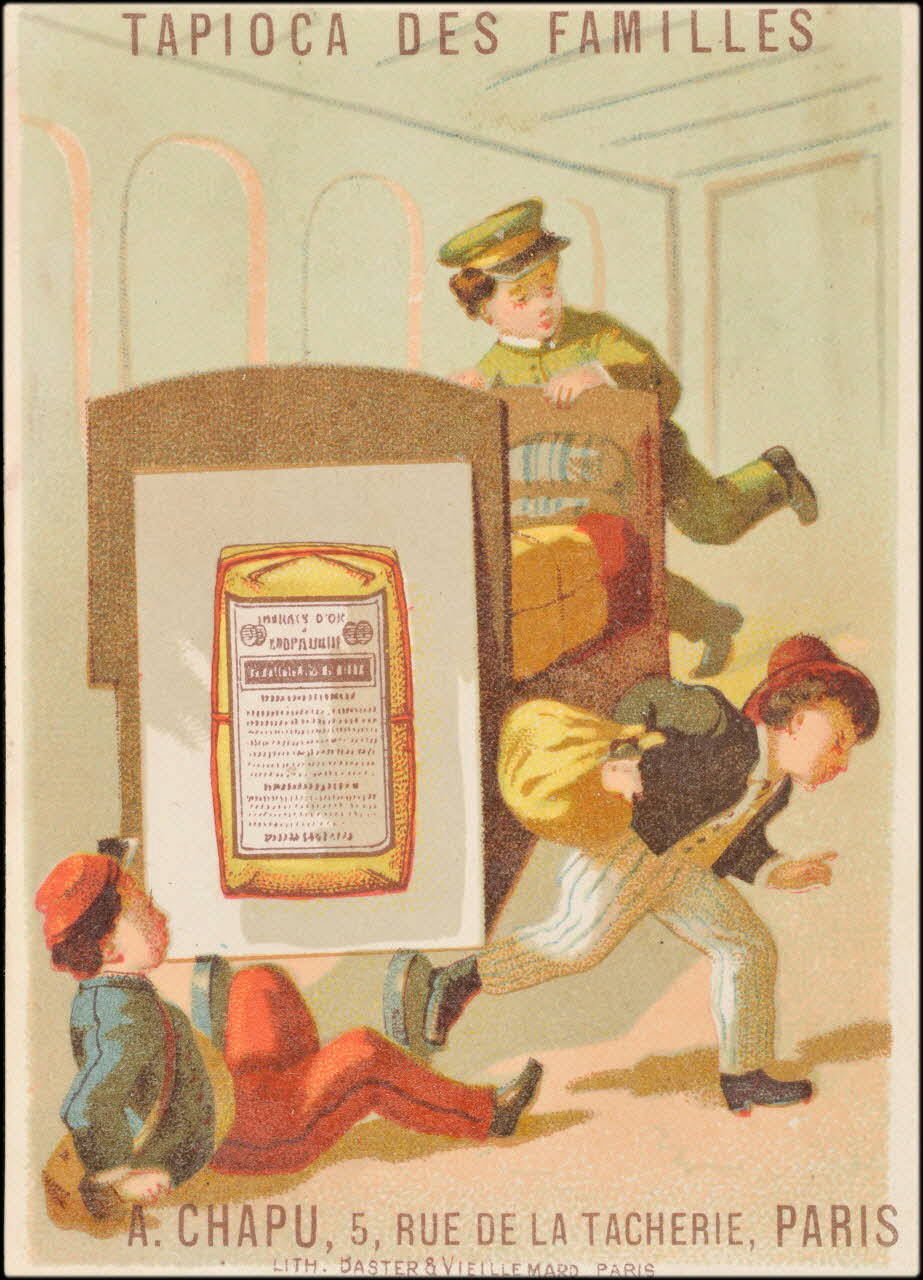 Baster & Vieillemard carte réclame chromo Paris 1878-1914 1995.1.3144.3 Photo