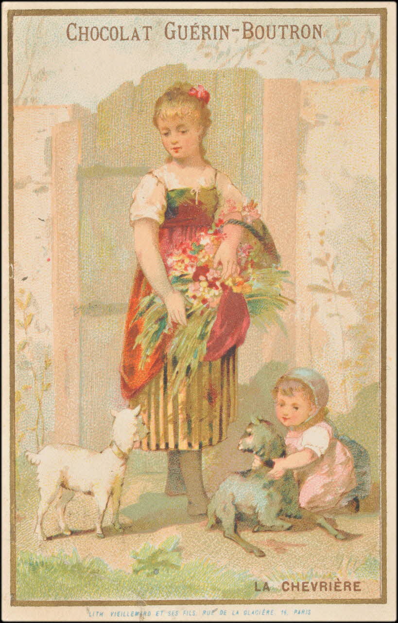 Baster & Vieillemard carte réclame chromo Paris 1886-1889 1995.1.3145.2 Photo