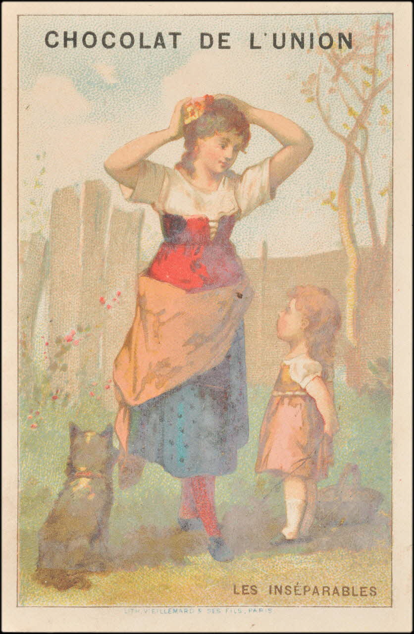 Baster & Vieillemard carte réclame chromo Paris 1886-1895 1995.1.3145.3 Photo