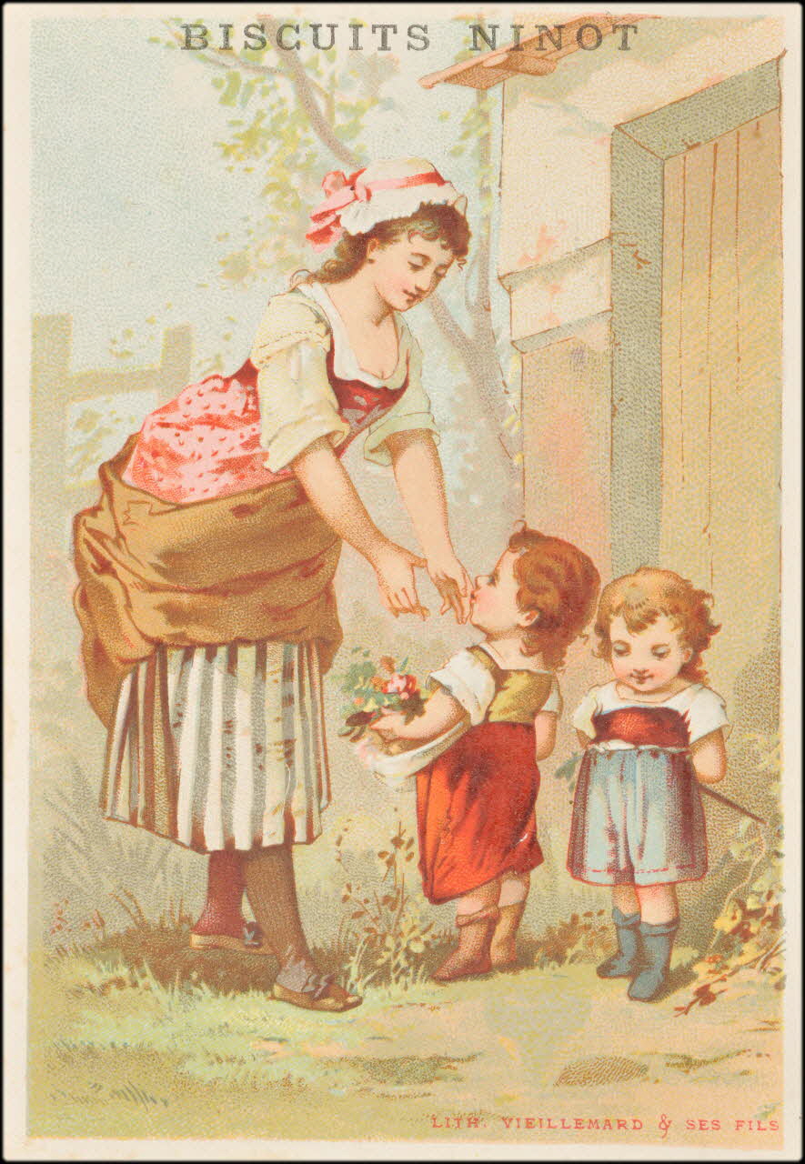 Baster & Vieillemard carte réclame chromo Paris 1886-1895 1995.1.3146.2 Photo
