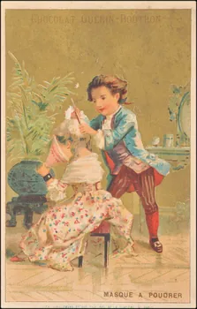Baster & Vieillemard carte réclame chromo Paris 1886-1889 1995.1.3147.2  Photo