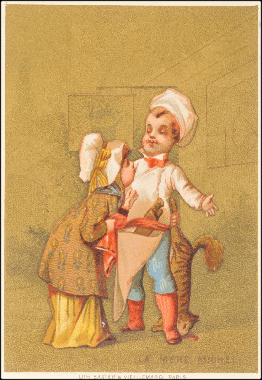 Baster & Vieillemard carte réclame chromo Paris 1878-1914 1995.1.3149.1 Photo