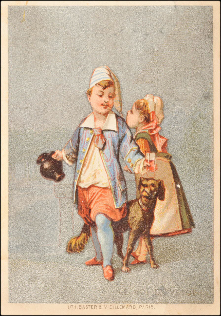 Baster & Vieillemard carte réclame chromo Paris 1878-1914 1995.1.3149.4 Photo