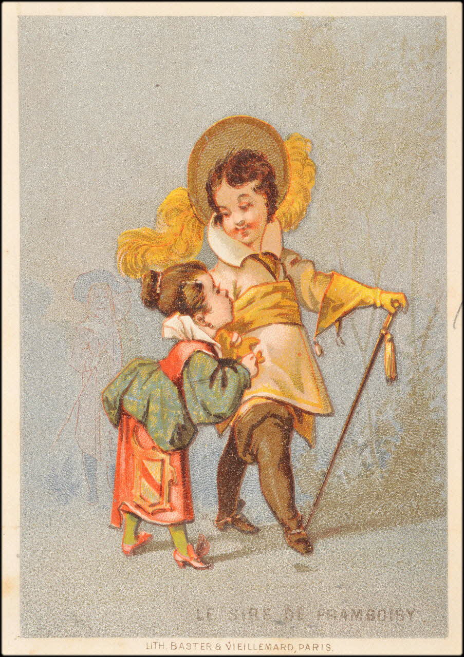 Baster & Vieillemard carte réclame chromo Paris 1878-1914 1995.1.3149.5 Photo