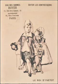 carte réclame chromo Paris 1886-1889 1995.1.3150.2 Photo