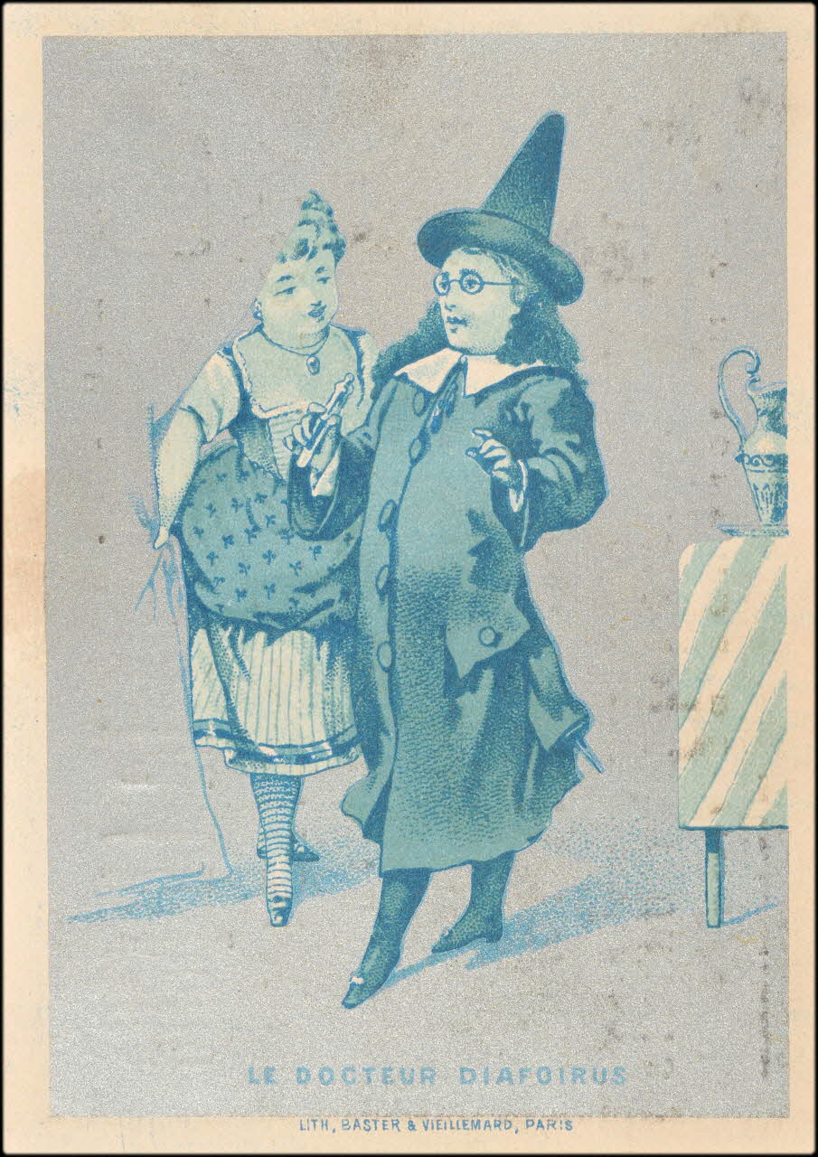Baster & Vieillemard carte réclame chromo Paris 1886-1895 1995.1.3152.5 Photo