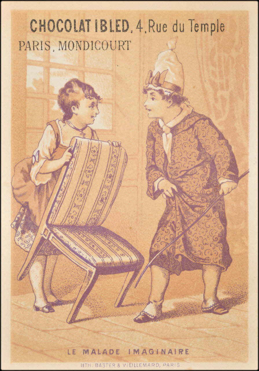 Baster & Vieillemard carte réclame chromo Paris 1878-1914 1995.1.3152.6 Photo