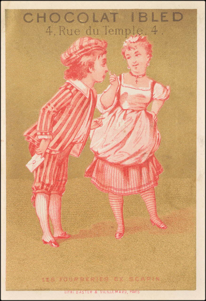 Baster & Vieillemard carte réclame chromo Paris 1878-1914 1995.1.3152.7 Photo