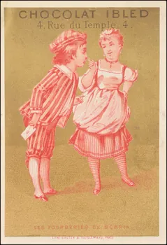 Baster & Vieillemard carte réclame chromo Paris 1878-1914 1995.1.3152.7 Photo