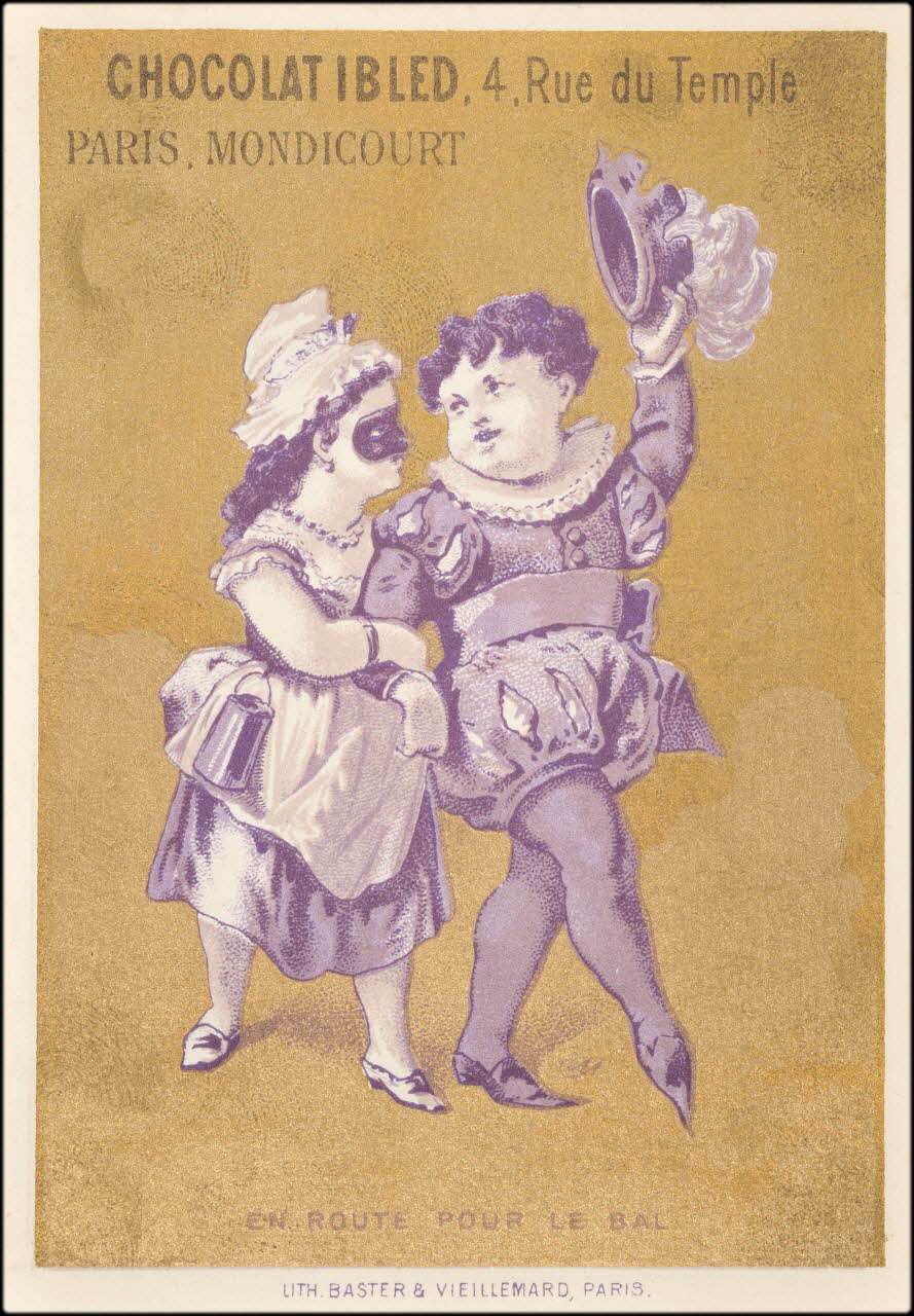 A. A. ; Baster & Vieillemard carte réclame chromo Paris 1878-1914 1995.1.3153.1 Photo