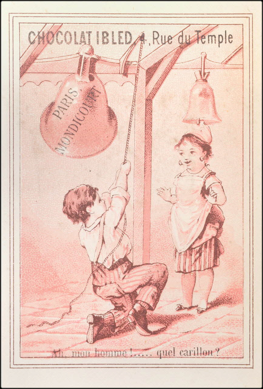 Baster & Vieillemard carte réclame chromo Paris 1878-1914 1995.1.3154.1 Photo