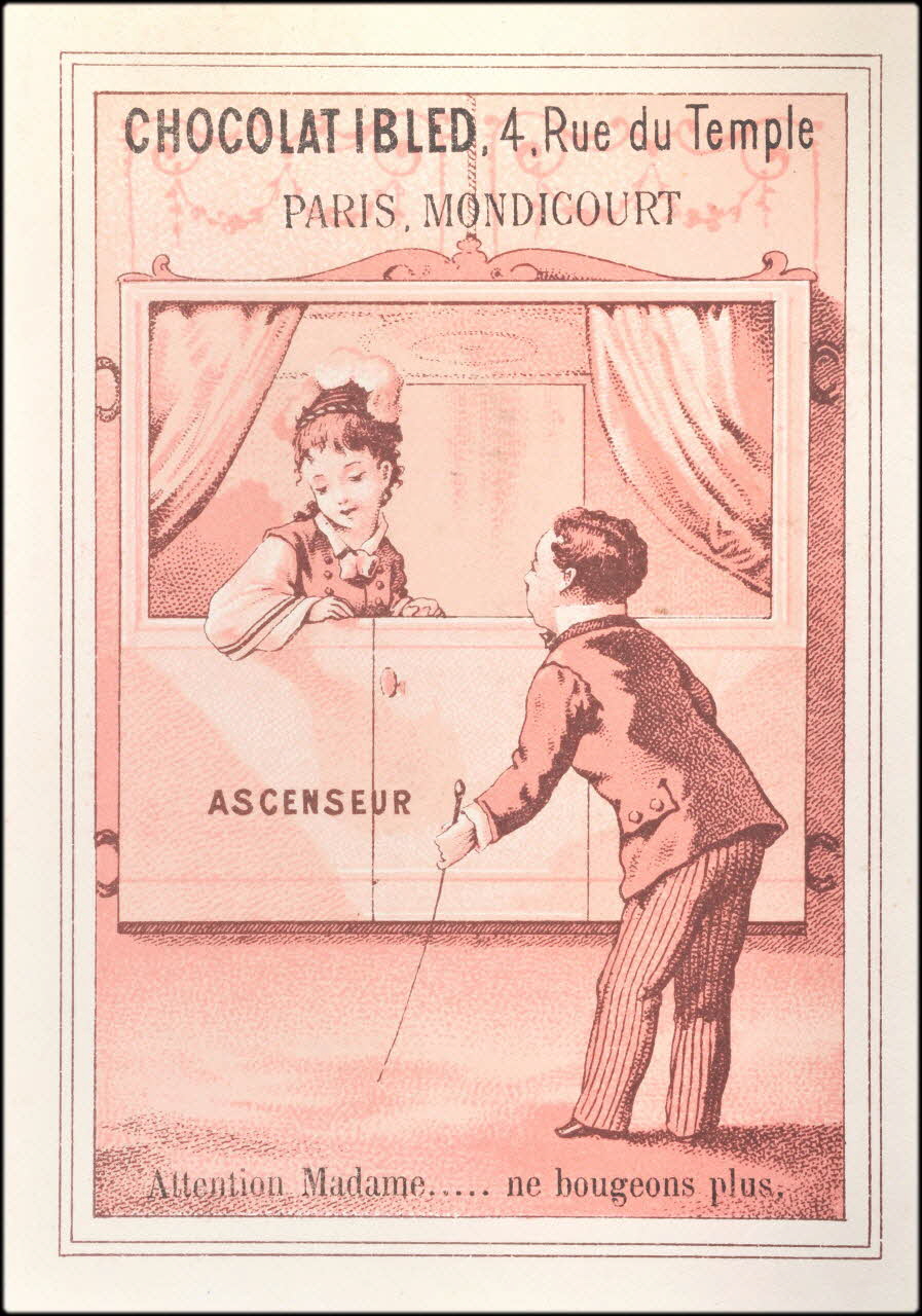Baster & Vieillemard carte réclame chromo Paris 1878-1914 1995.1.3154.2 Photo
