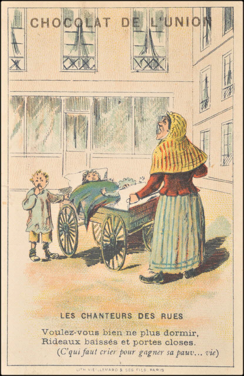 Baster & Vieillemard carte réclame chromo Paris 1886-1895 1995.1.3155.10 Photo