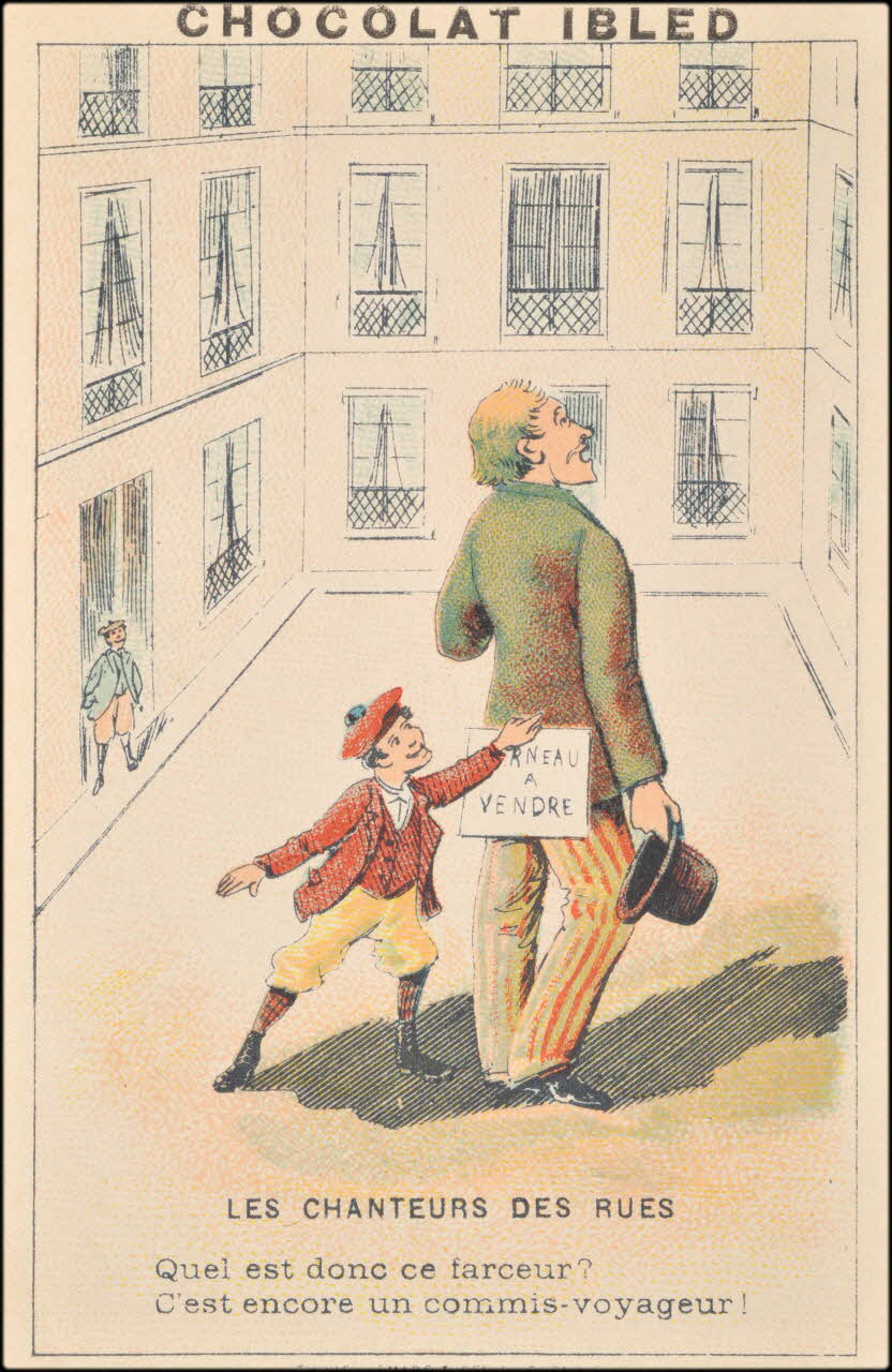 Baster & Vieillemard carte réclame chromo Paris 1886-1895 1995.1.3155.2 Photo