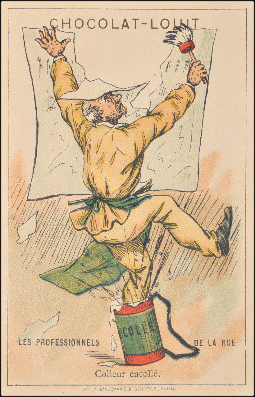 Baster & Vieillemard carte réclame chromo Paris 1886-1895 1995.1.3156.4 Photo