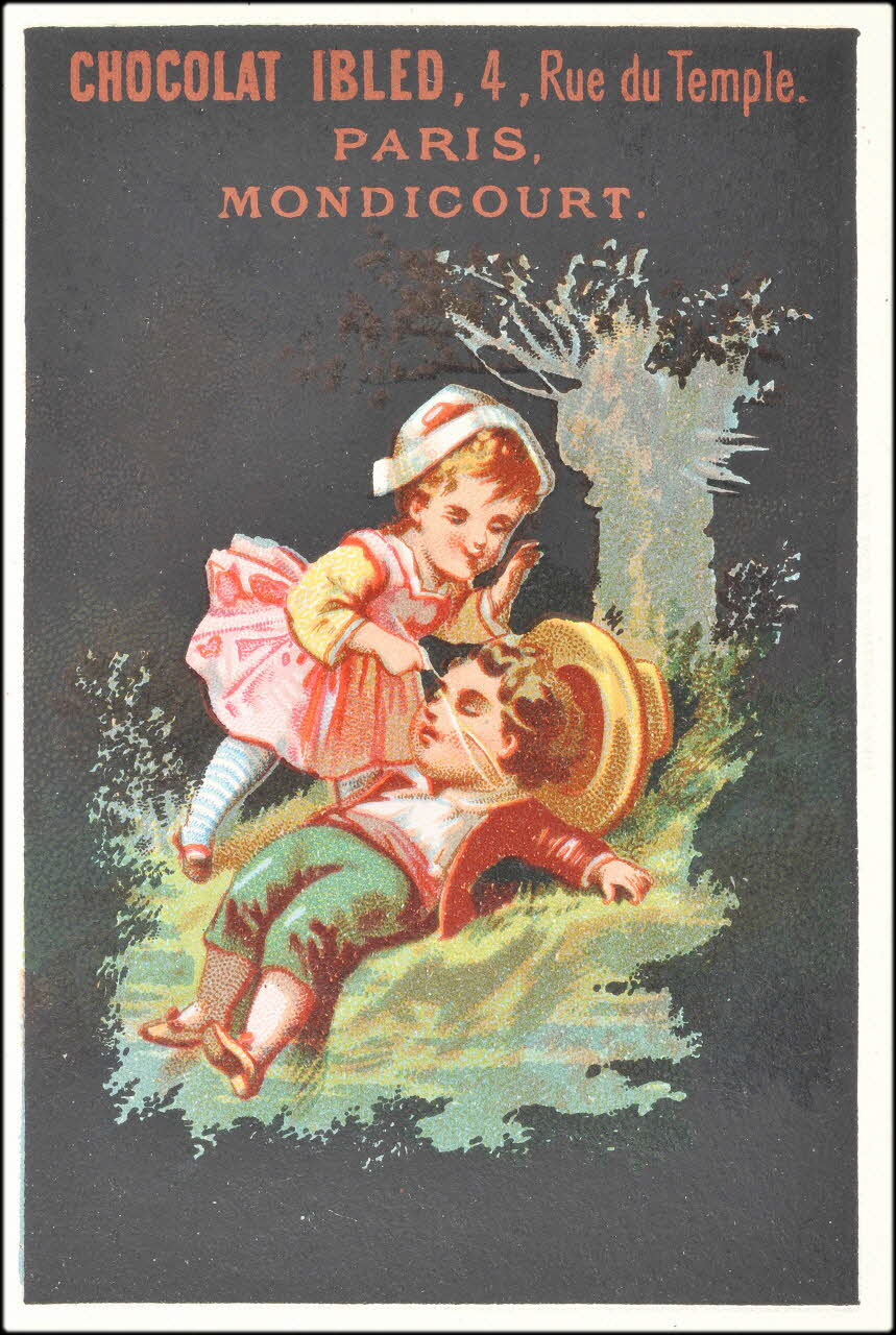 Baster & Vieillemard carte réclame chromo Paris 1878-1914 1995.1.3157.3 Photo