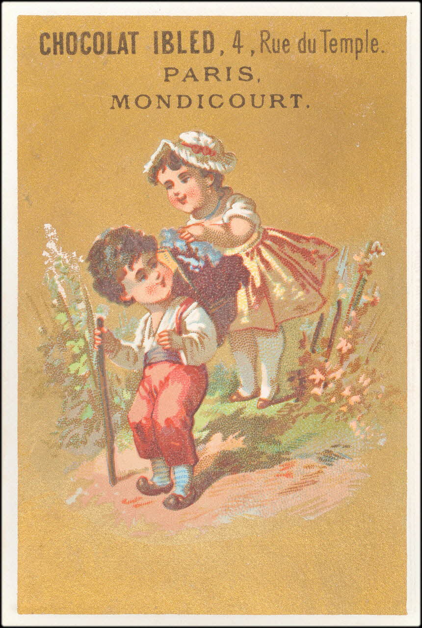Baster & Vieillemard carte réclame chromo Paris 1878-1914 1995.1.3157.4 Photo