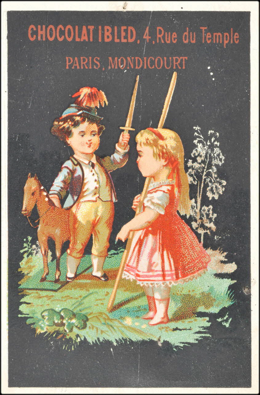 Baster & Vieillemard carte réclame chromo Paris 1878-1914 1995.1.3157.9 Photo