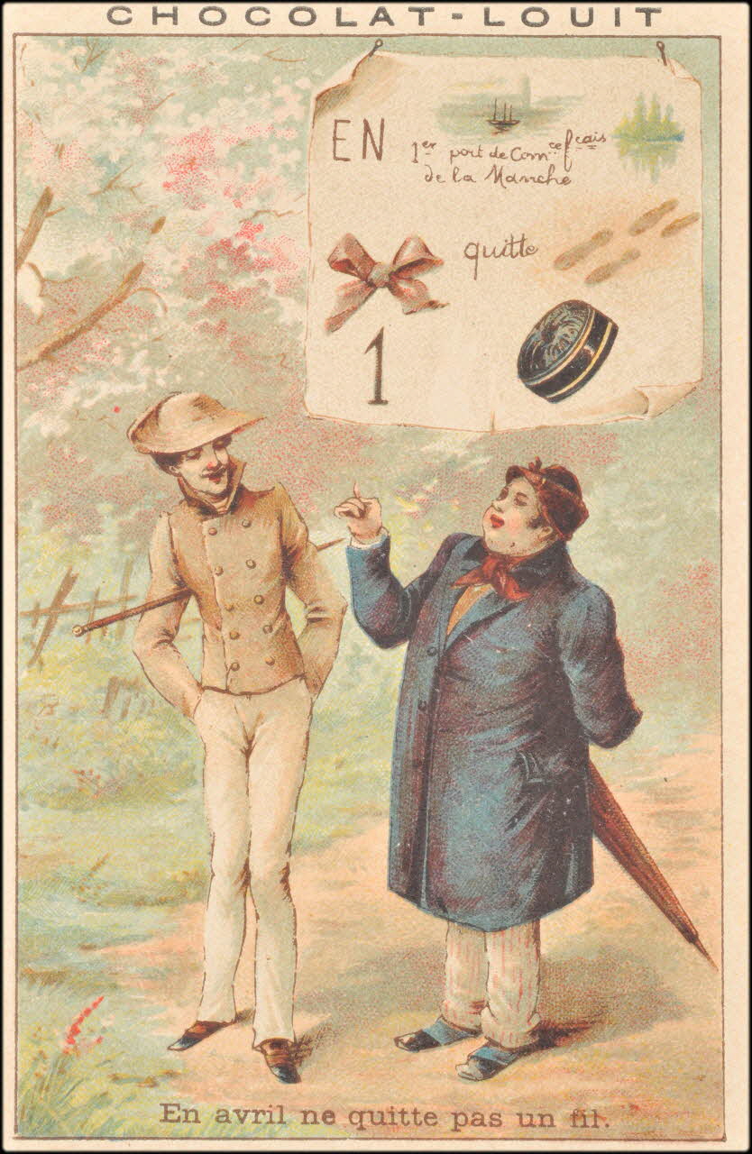 Baster & Vieillemard carte réclame chromo Paris 1878-1914 1995.1.3159.1 Photo