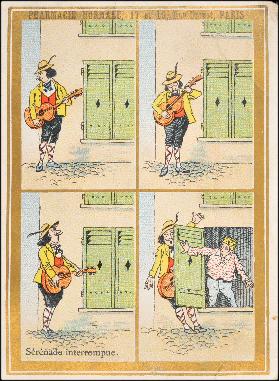 Baster & Vieillemard carte réclame chromo Paris 1878-1914 1995.1.3160.3 Photo