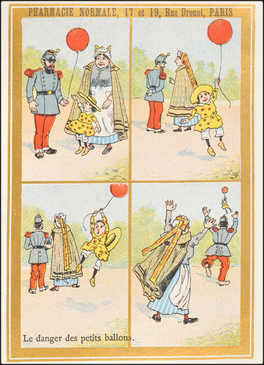 Baster & Vieillemard carte réclame chromo Paris 1878-1914 1995.1.3160.4 Photo