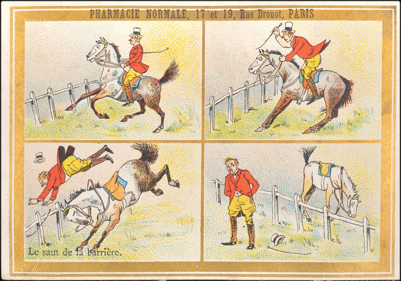 Baster & Vieillemard carte réclame chromo Paris 1878-1914 1995.1.3160.5 Photo