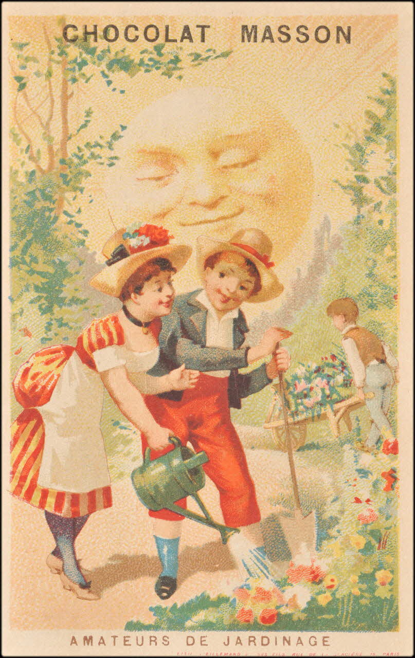 Baster & Vieillemard carte réclame chromo Paris 1889-1895 1995.1.3162.1 Photo