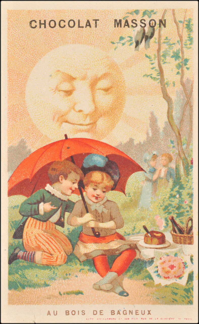 Baster & Vieillemard carte réclame chromo Paris 1889-1895 1995.1.3162.2 Photo