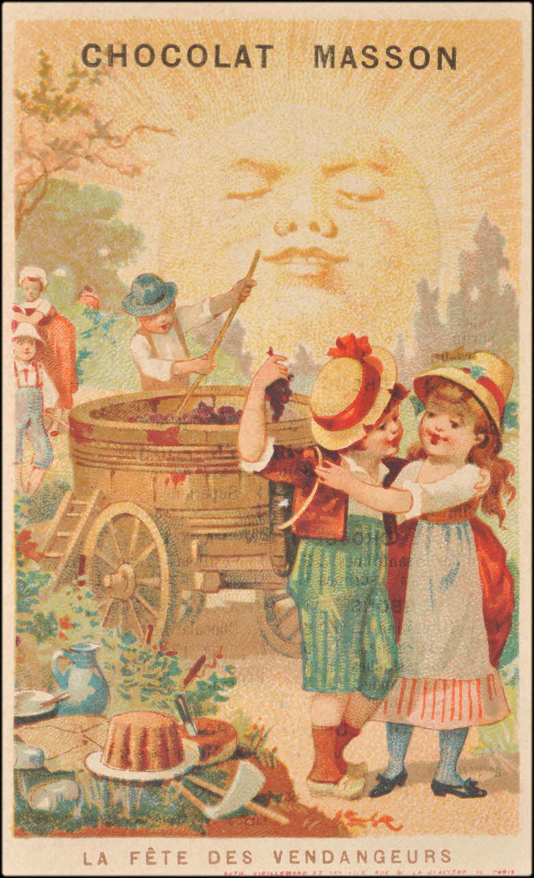 Baster & Vieillemard carte réclame chromo Paris 1889-1895 1995.1.3162.4 Photo