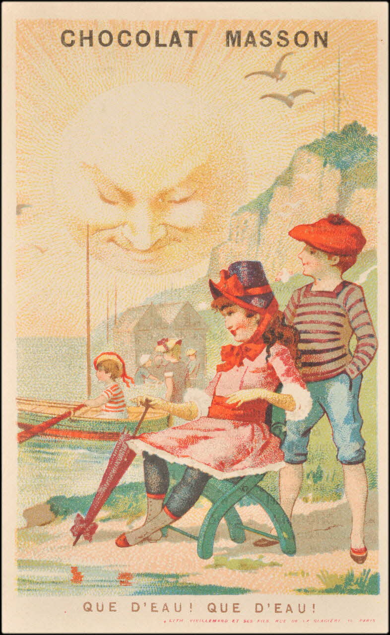 Baster & Vieillemard carte réclame chromo Paris 1889-1895 1995.1.3162.5 Photo