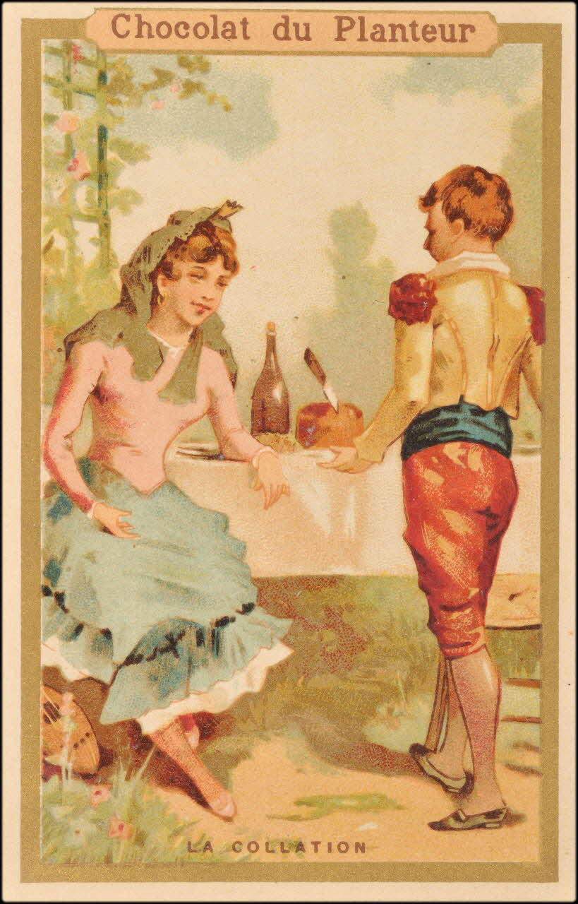 Baster & Vieillemard carte réclame chromo Paris 1878-1914 1995.1.3163.1 Photo