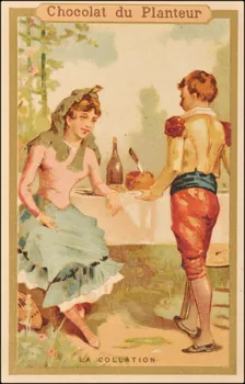 Baster & Vieillemard carte réclame chromo Paris 1878-1914 1995.1.3163.1  Photo