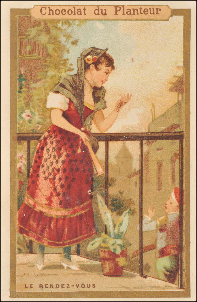 Baster & Vieillemard carte réclame chromo Paris 1878-1914 1995.1.3163.2 Photo