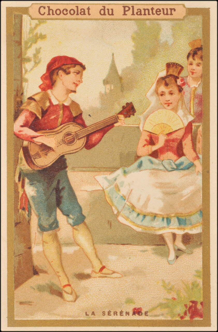 Baster & Vieillemard carte réclame chromo Paris 1878-1914 1995.1.3163.3 Photo